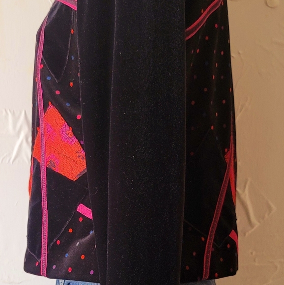 VNG Black Velvet Canvasbacks Women's Jacket Blazer Size 6 - Picture 3 of 5